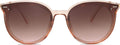 Large oversized sunglasses for women, sparkling frame, classic trendy style.