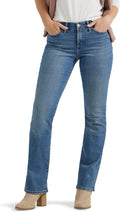 Women's ultra lux comfort bootcut jeans.