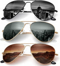 Classic aviator sunglasses for women, polarized lens, UV blocking.